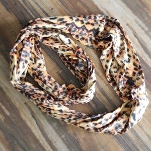 Leopard Print Infinity Scarf
